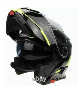 Viper Rs-v171 Bluetooth Flip Front Motorbike Motorcycle Helmet