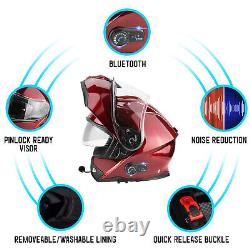 Viper Rsv191 Blinc Bluetooth Flip Front Crash Dvs Motorbike Motorcycle Helmet