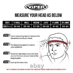 Viper Rsv191 Blinc Bluetooth Flip Front Crash Dvs Motorbike Motorcycle Helmet