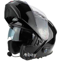 Viper Rsv191 Flip Front Blinc Bluetooth Motorcycle Motorbike Crash Dvs Helmet