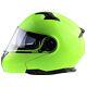 Viper Rsv345 Fluo Yellow Modular Flip Up Front Motorcycle Motorbike Bike Helmet