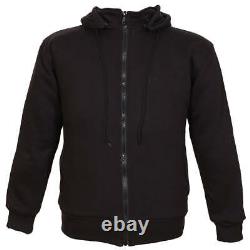 Weise Stealth Motorcycle Motorbike Textile Hoodie Black