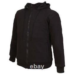 Weise Stealth Motorcycle Motorbike Textile Hoodie Black