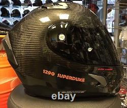 X-Lite X803 CARBON Puro Gloss KTM 1290 Stickers FREE Dark Visor Motorbike Helmet