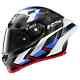 X-Lite X803 RS Motomaster Red/Blue Removable Spoiler Motorbike Helmet + Visor WQ