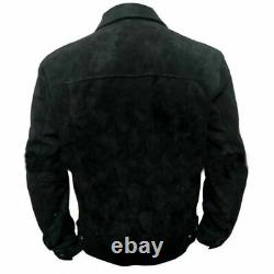 Yellowstone Cole Hauser Rip Wheeler Black Suede Leather Jacket